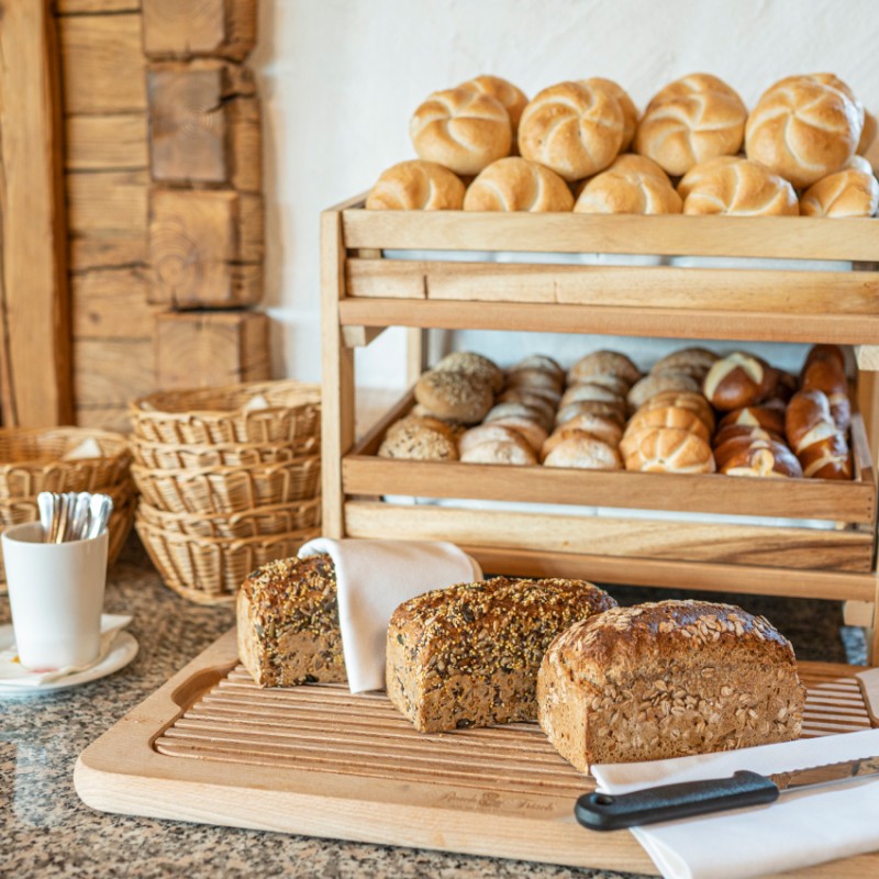 Brotbuffet für Hotelgäste