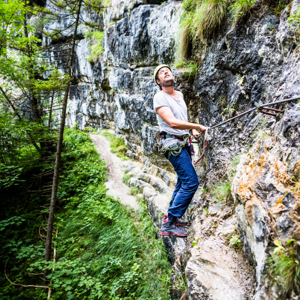 Klettern im Urlaub © Oberösterreich Tourismus GmbH | Susanne Einzenberger
