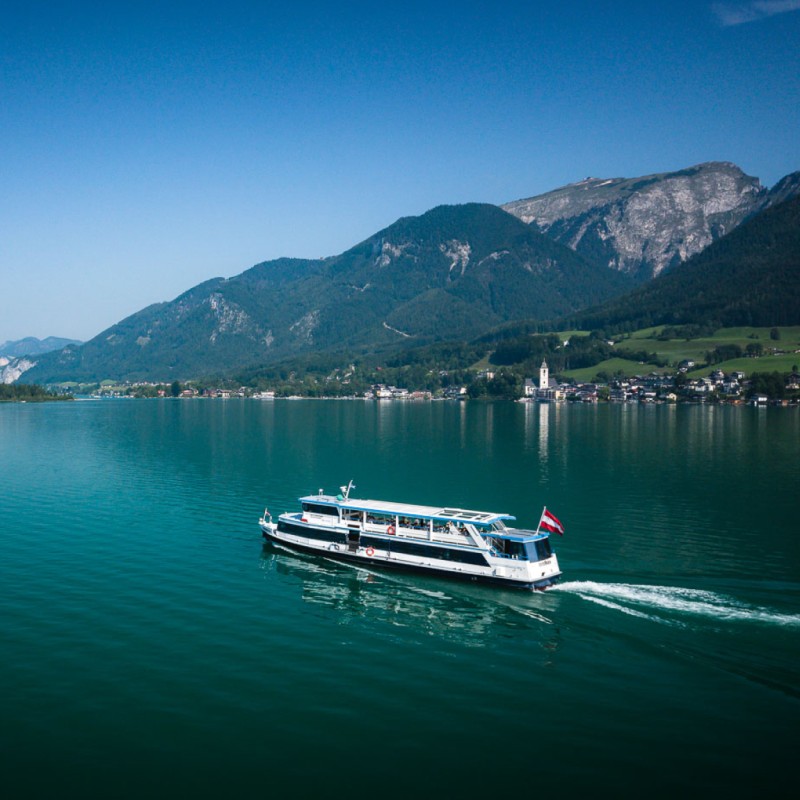 Schifffahrt über den Wolfgangsee ©  Salzburg AG