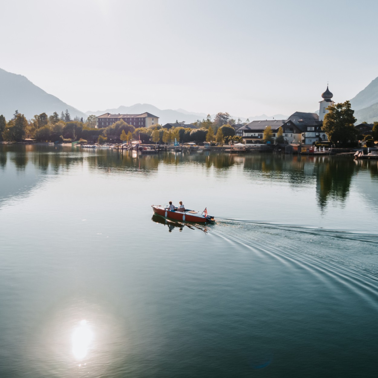 Schifffahrt auf dem Wolfgangsee im Salzkammergut © Wolfgangsee Tourismus GmbH | Katrin Kerschbaumer Photography