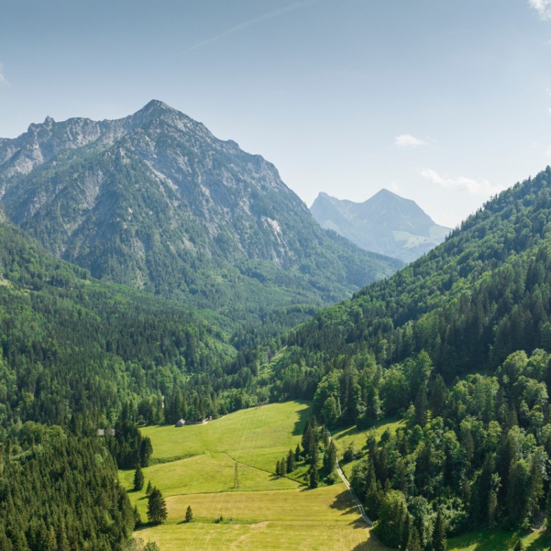 Umgeben von herrlicher Natur