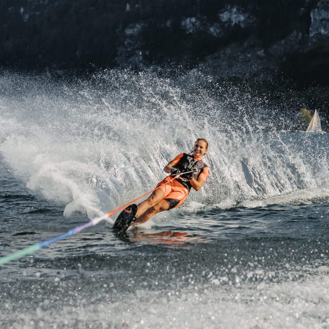 Wasserski fahren am Wolfgangsee © Wolfgangsee Tourismus GmbH | Katrin Kerschbaumer Photography