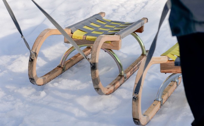 Rodeln im Winterurlaub in Österreich © Oberösterreich Tourismus GmbH | Martin Fickert