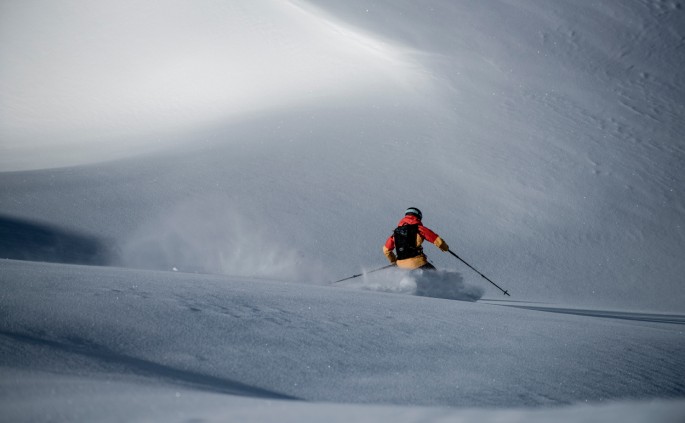 Freeriden im Skiurlaub © Oberösterreich Tourismus GmbH | David Lugmayr