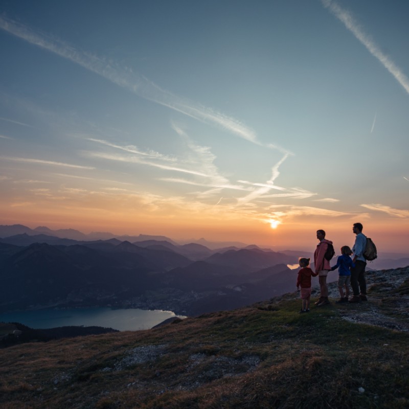 Familienfreundliche Wanderungen in Sankt Wolfgang © Wolfgangsee Tourismus GmbH
