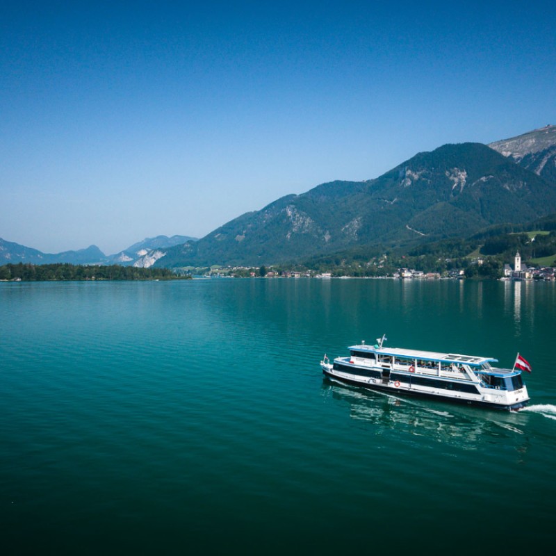 Bootfahrt über den Wolfgangsee © Wolfgangsee Tourismus GmbH