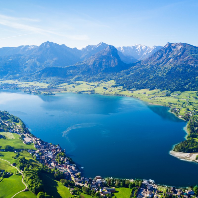 Urlaub in Österreich am Wolfgangsee © Shutterstock.com