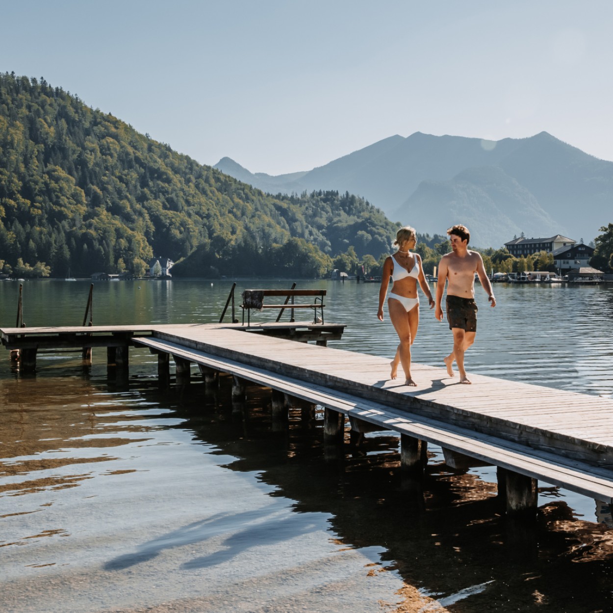 Sommerurlaub mit Badespaß auf dem Wolfgangsee © Wolfgangsee Tourismus GmbH | Katrin Kerschbaumer Photography