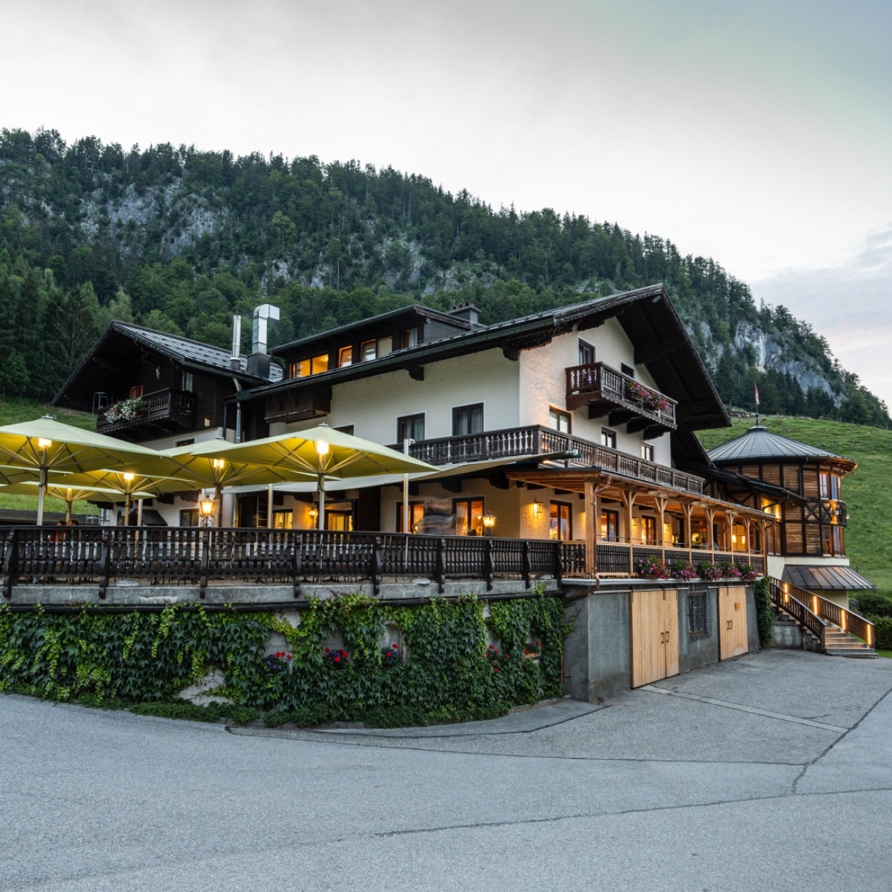 Sonnenterrasse im Hotel Kleefeld