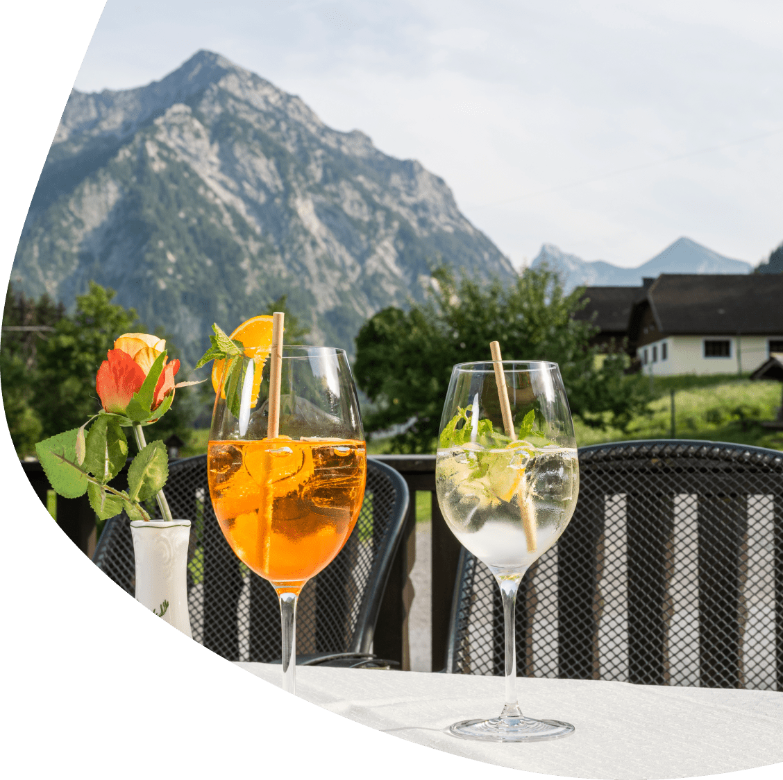 Sonnenterasse mit herrlichem Panoramablick