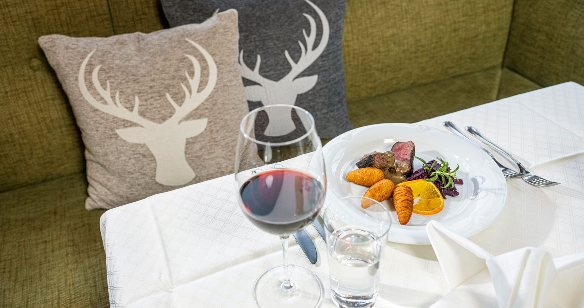 Wildspezialität aus dem Restaurant Kleefeld