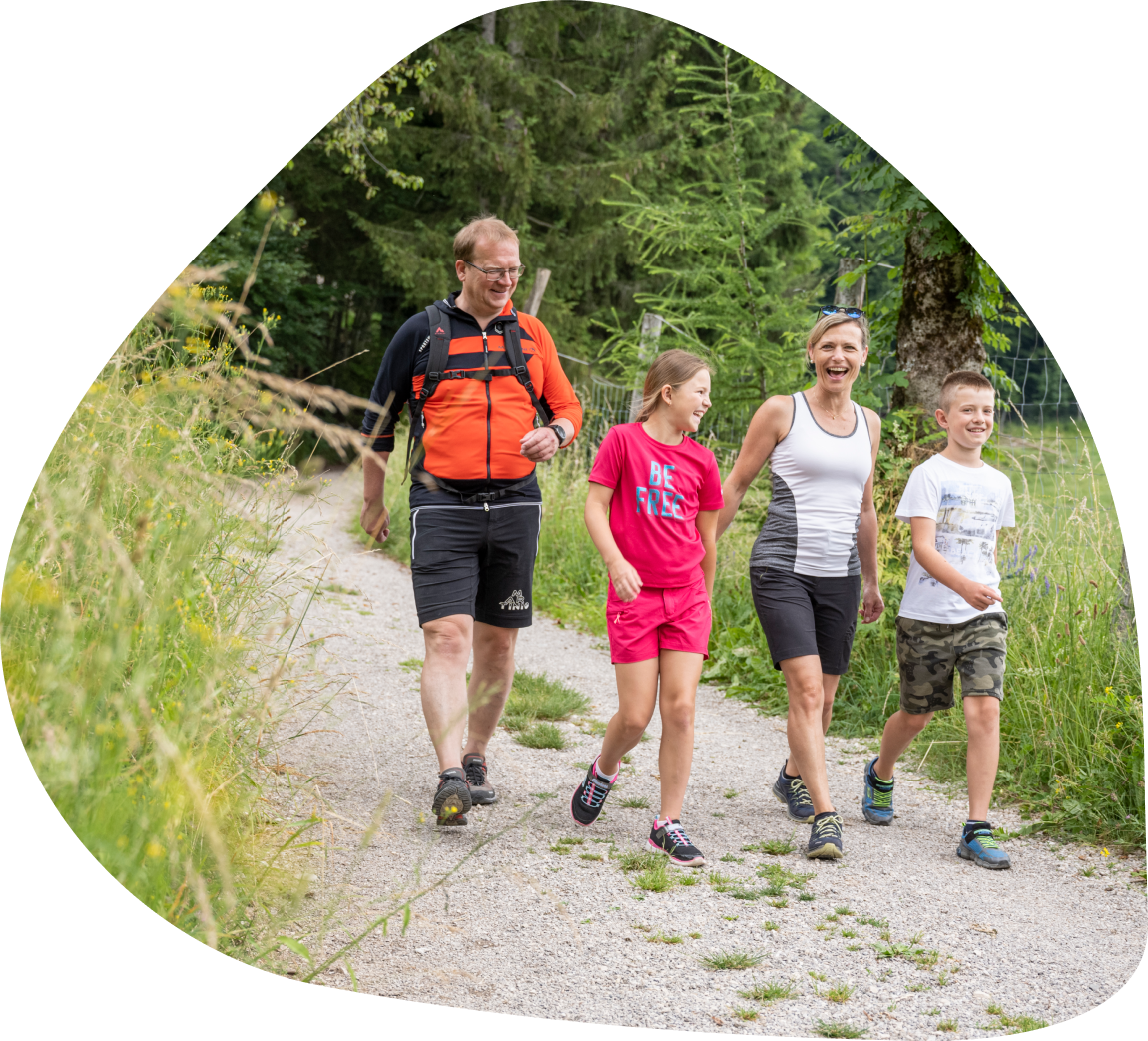 Familienfreundliche Wanderungen ab Hotel
