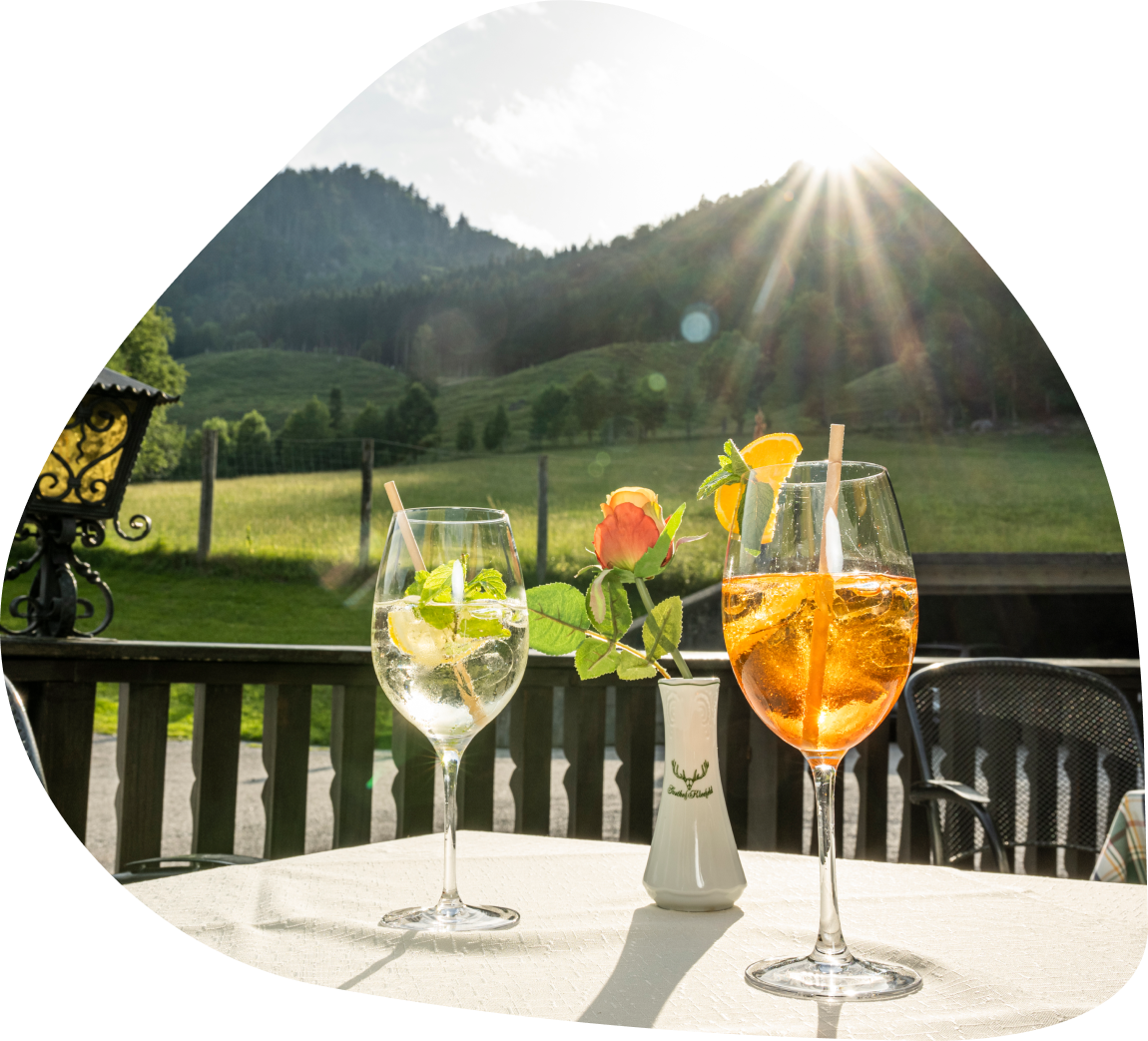 Herrliche Genussmomente auf der Sonnenterasse © Lorenz Masser Fotografie