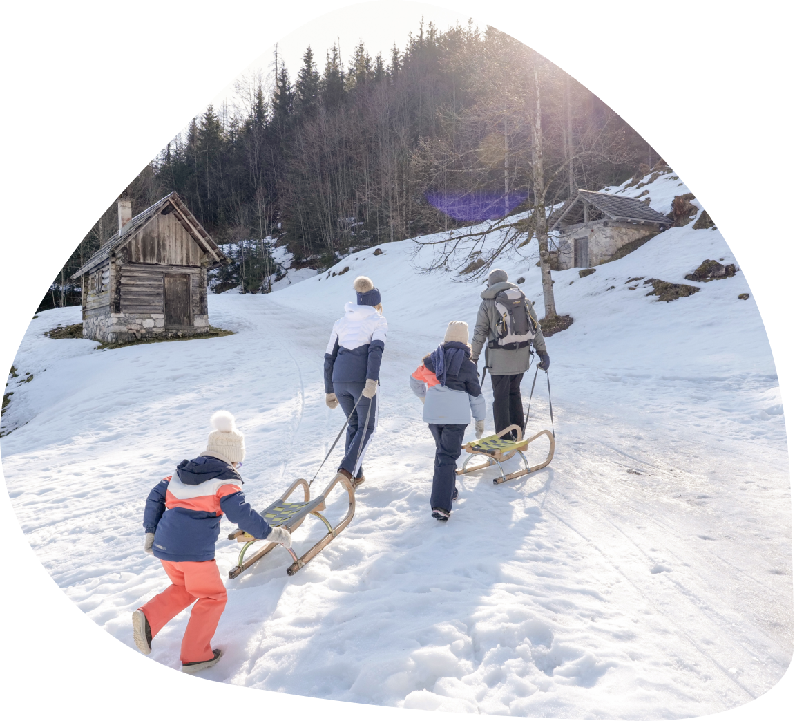 Naturrodelbahn in Strobl am Wolfgangsee © Oberösterreich Tourismus GmbH | Martin Fickert