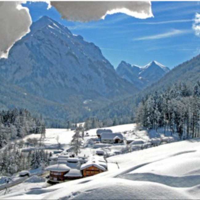 Winterwanderung in Strobl, Österreich