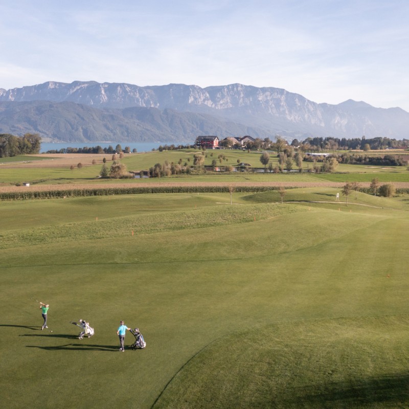 Golfplatz in Österreich © Oberösterreich Tourismus | Attersee Attergau | Michael Grössinger